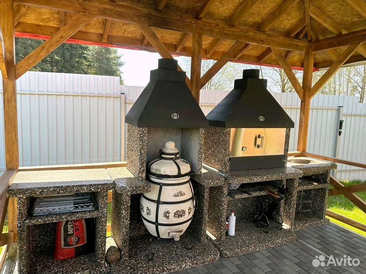 Барбекю печь, печь под казан, тандыр