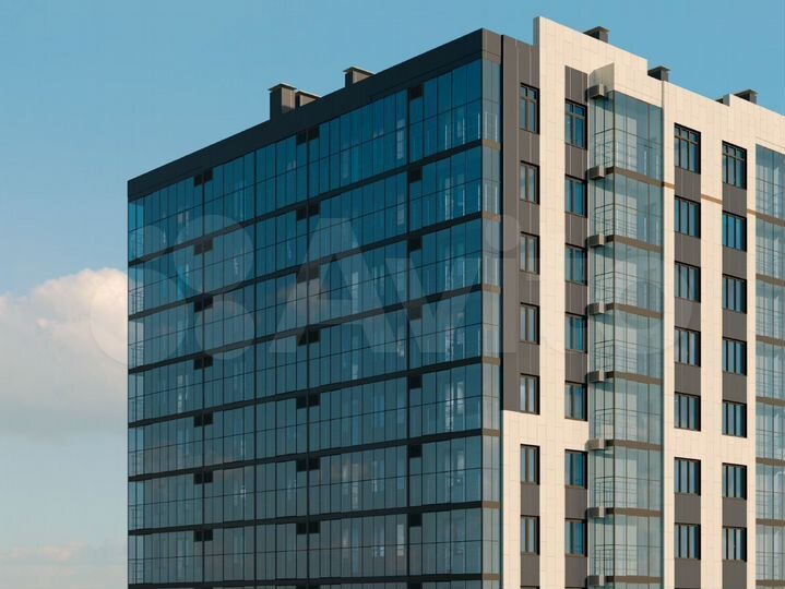 2-к. квартира, 47,5 м², 22/25 эт.