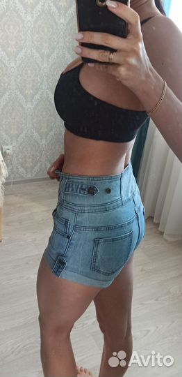 Джинсовые шорты befree