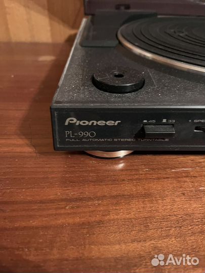 Проигрыватель винила pioneer PL990