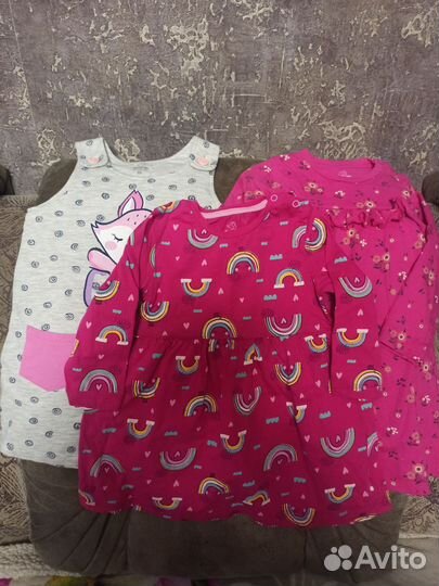 Детские вещи пакетом для девочки 80-86