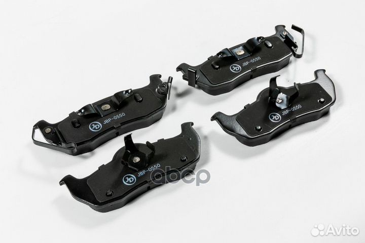 Колодки тормозные дисковые, задние (с антискрипной