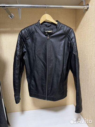 Кожаная куртка мужская 50р-р