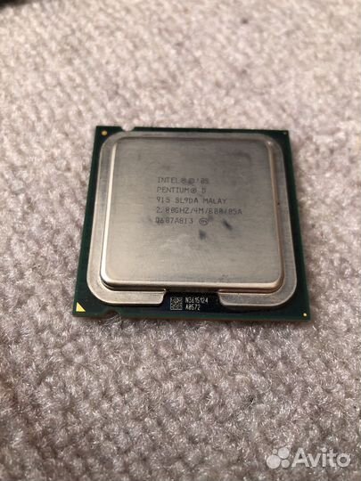 Процессор Intel Pentium D 915 LGA775, 2 x 2800 мгц