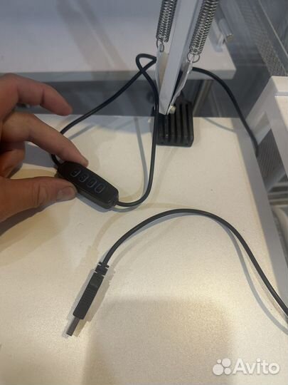 Лампа лупа настольная