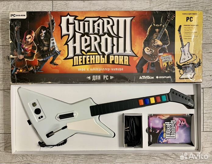 Гитары Guitar hero PS3/PS2/Xbox360/PC в коробках