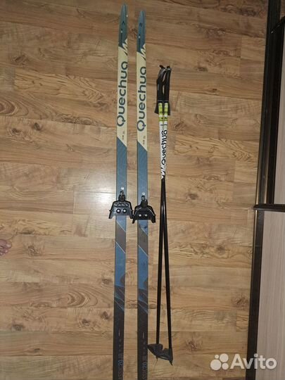 Лыжи беговые+палки