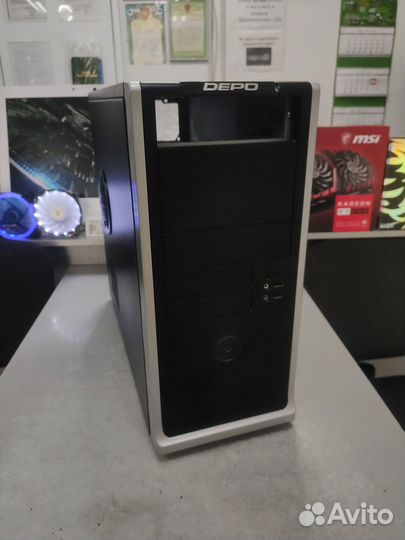 Корпус ATX без блока питания depo