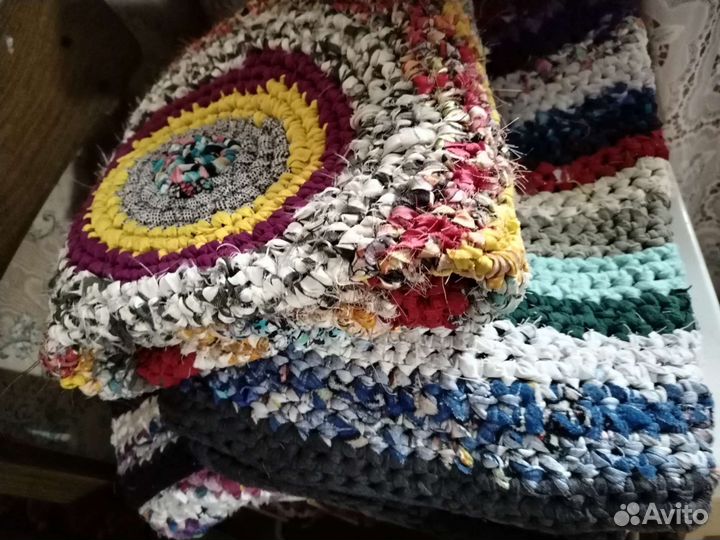 Коврики плетеные