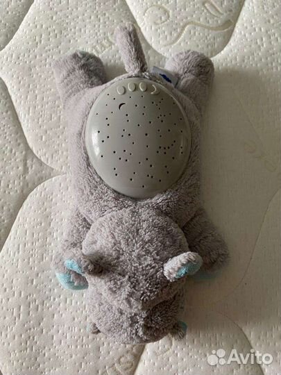 Игрушка бегемот ночник проектор