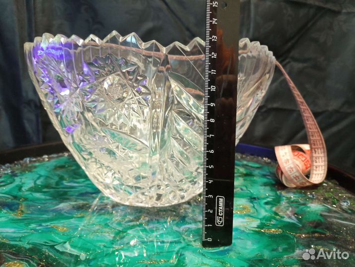 Салатник хрустальный