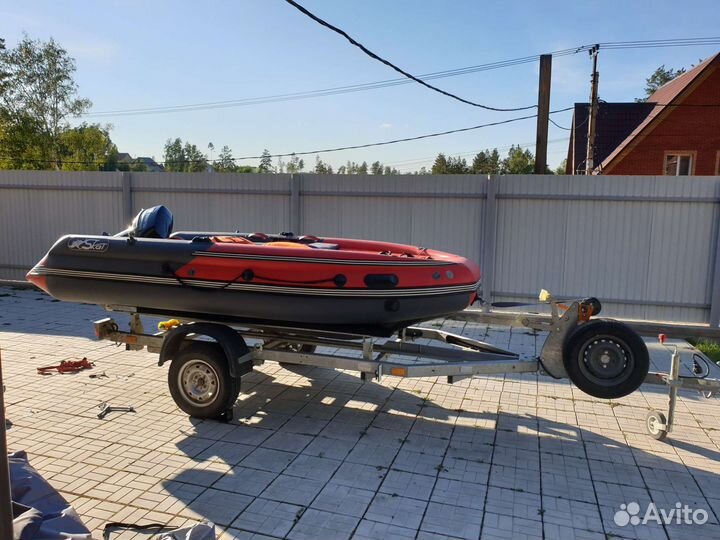 Лодка пвх, мотор, прицеп