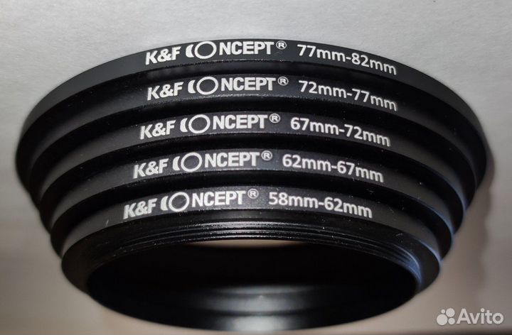 Повышающее кольцо K&F Concept для светофильтров