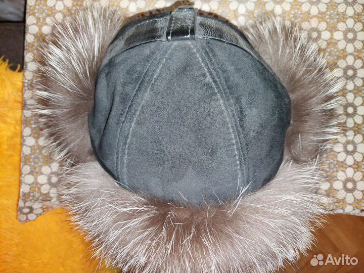 Шапка зимняя меховая женская из чернобурки