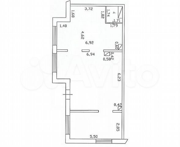 Аренда помещения в Кудрово, 80 м²