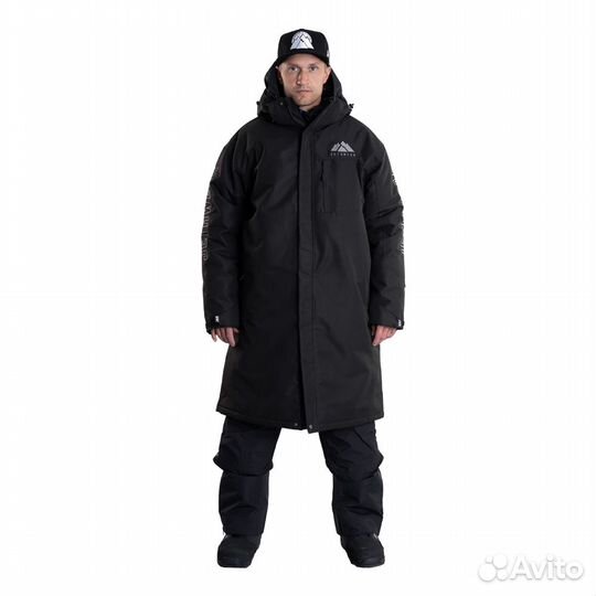 Пальто Jethwear PIT coat с утеплителем Black/Grey