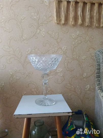 Винтажная хрустальная ваза (СССР)