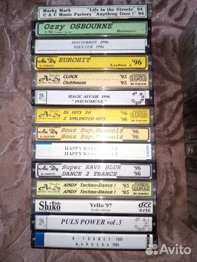 Аудиокассеты с записью