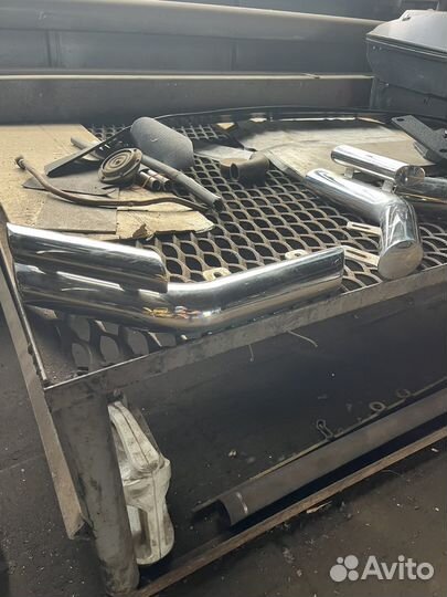 Защита заднего бампера