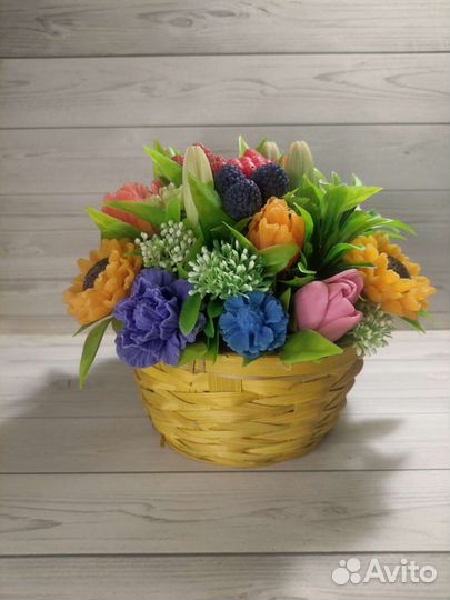 Букет из мыла