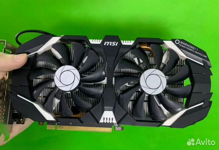 Видеокарта MSI GeForce GTX 1060 OC/RX 470