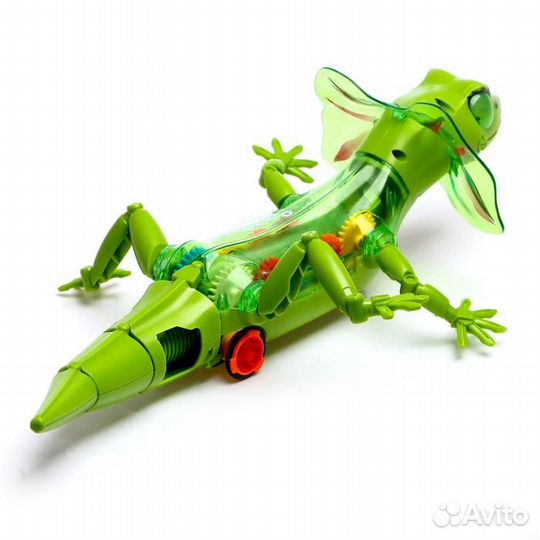 Ящерица «Шестеренки» работает от батареек, микс