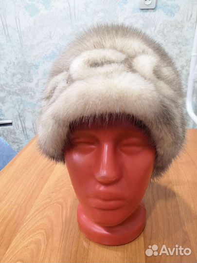 Шапка норковая женская