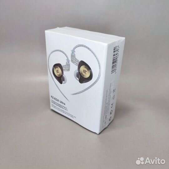 HI-RES наушники KZ-EDX ultra + пенные амбушюры