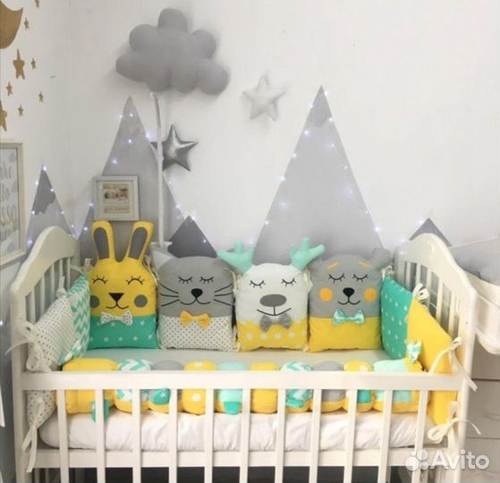 Бортики в кроватку