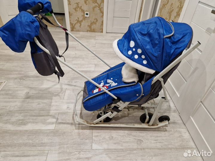 Коляска санки