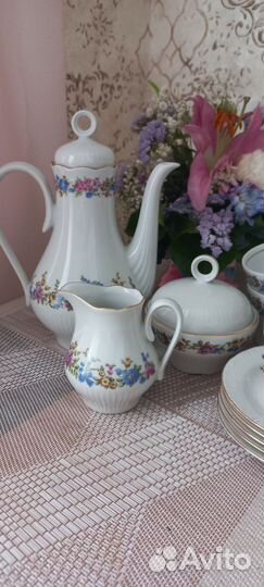 Кофейный сервиз фарфор гдр
