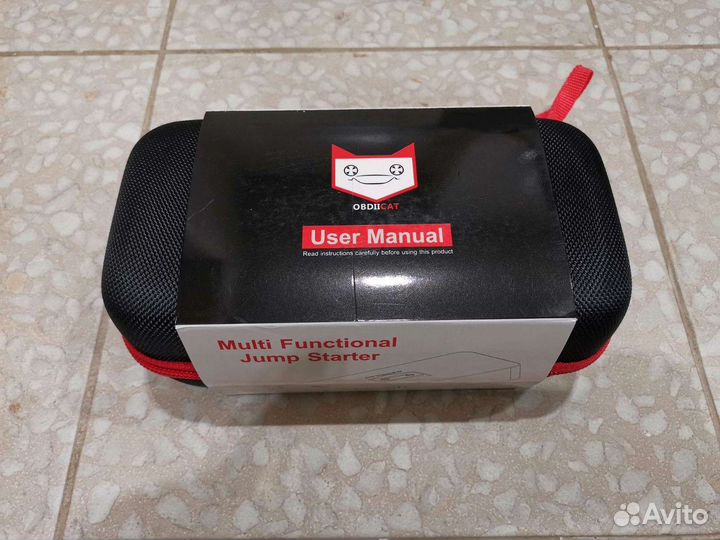 Бустер obdiicat 500A 12v +кейс