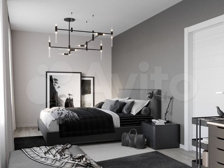 2-к. квартира, 57,5 м², 1/17 эт.