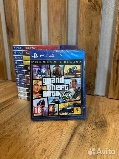 Новый Диск GTA 5 PS4 / Grand Theft Auto PS4