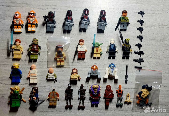 Lego star wars минифигурки