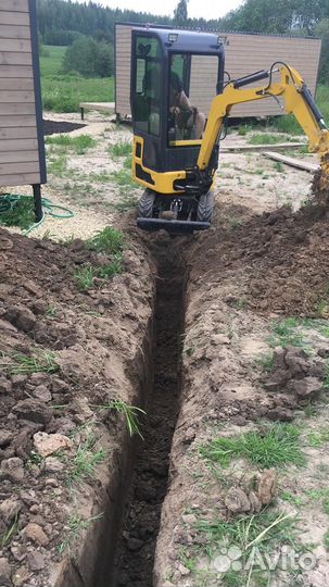 Аренда Услуги Мини Экскаватора с оператором