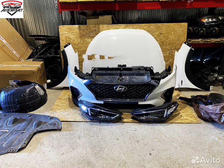 Передняя часть автомобиля Hyundai Tucson 3 N-Line