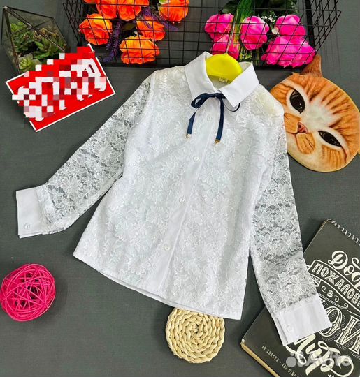 Блузки школьные 122-146