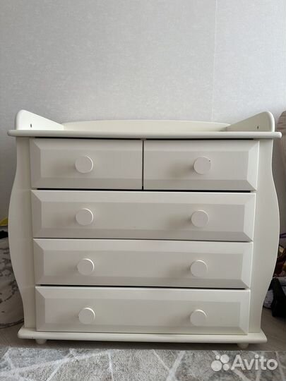 Комод детский с пеленальным столиком Лель