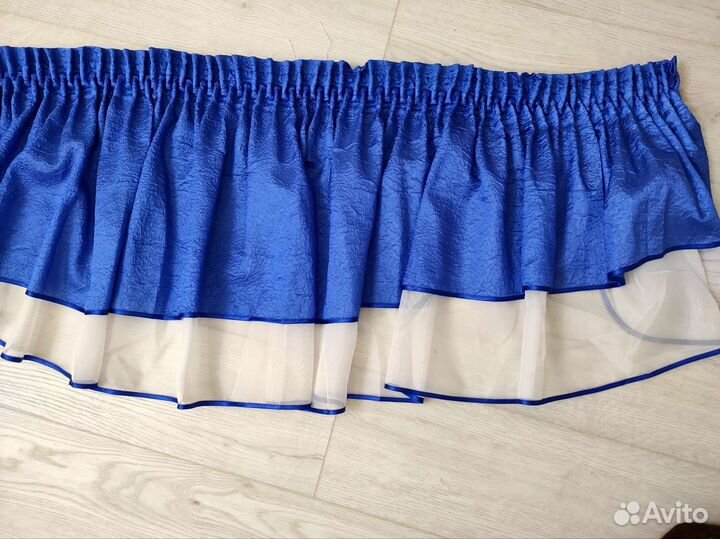 Занавески для кухни с ламбрекеном