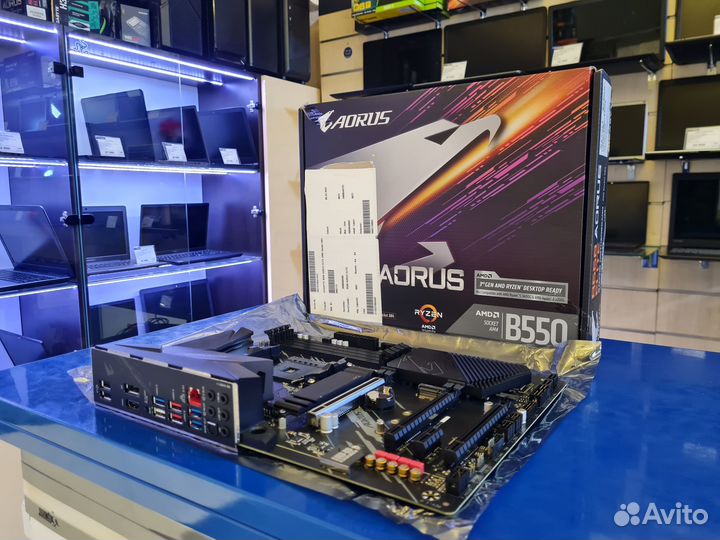 Материнская плата Gigabyte B550 aorus elite
