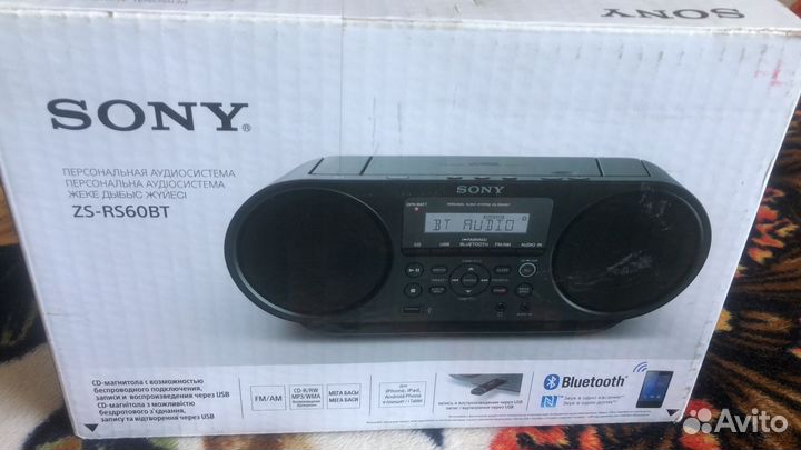 Boombox Sony ZS-RS60BT оригинал