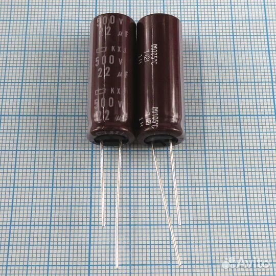 22uF 500v 500v22uF 12.5x35 KXJ - Электролитический