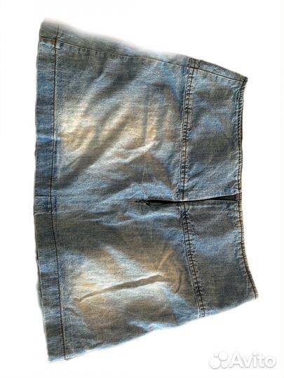 Джинсовая мини-юбка y2k 38