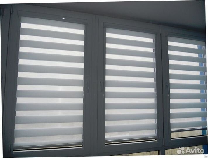 Рулонные шторы День-Ночь или Зебра