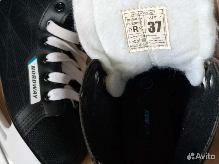 Коньки nordway 37 размер