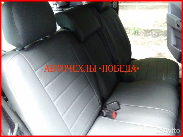 Чехлы Opel Zafira B из экокожи серые Классика