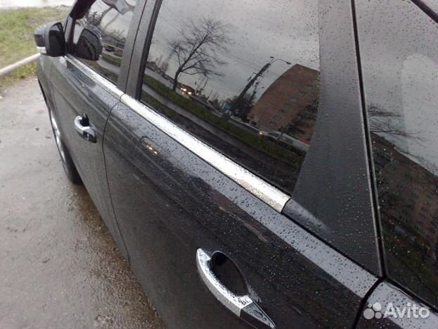 Хром молдинги на стекла дверей Ford Focus 2