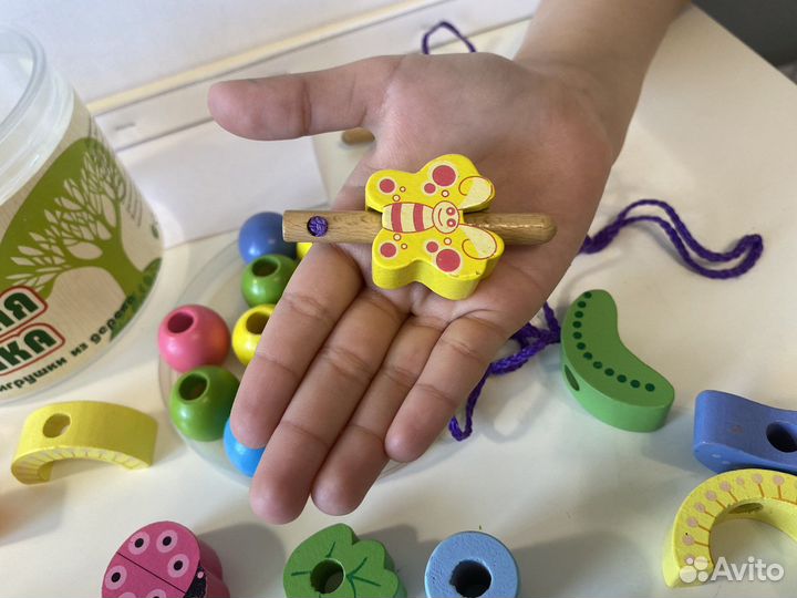 Деревянные игрушки для малышей