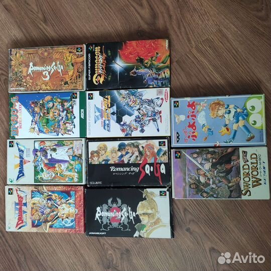 Super famicom игры в коробках, коллекционерам
